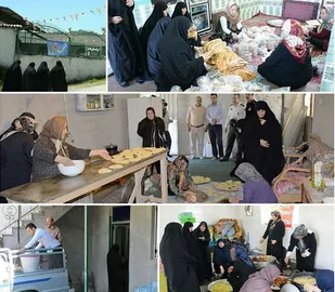 خادمیاران قائمشهری در خدمت روزه داران مناطق سیل زده