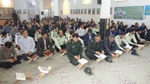 محفل انس با قرآن در حسینیه ثارالله سپاه شهرستان بیله سوار برگزار شد