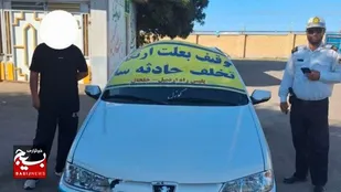 توقیف سواری پژو پارس با سرعت ۱۹۰ کیلومتر در ساعت در خلخال