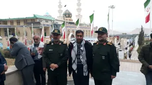 ادای احترام رییس سازمان بسیج مستضعفین به مقام شامخ سردار شهید &laquo;حاج&zwnj;قاسم سلیمانی&raquo; در کرمان