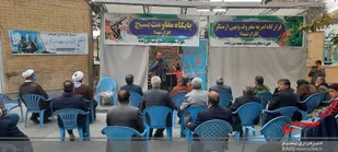 آیین افتتاح پایگاه گلزار شهدا حوزه مقاومت شهید ورزنده برگزار شد