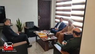 دیدار امام جمعه و مسئولین شهرستان نظرآباد، با فرمانده سپاه امام حسن مجتبی (ع) استان البرز