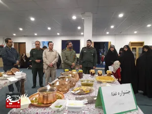 جشنواره غذا سنتی و محلی ویژه بانوان طرقبه گرامیداشت هفته بسیج+عکس