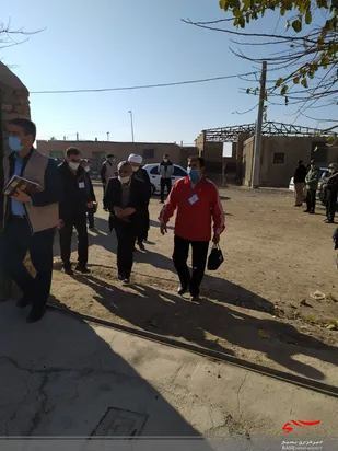 اعزام گروه جهادی بسیج اصناف به روستای مهرآباد اسفراین