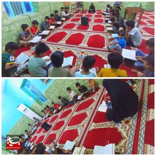 برگزاری کلاس&zwnj;های آموزش قرآن و برنامه&zwnj;های فرهنگی در روستای کنارجو شهرستان سیریک