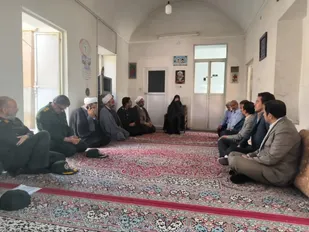 دیدار با خانواده معظم شهدا به مناسبت هفته دفاع مقدس در مهریز