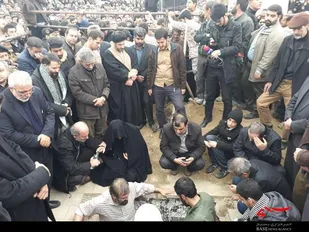 پیکر مطهر شهید&laquo;خوش لفظ&raquo; در باغ بهشت همدان آرام گرفت