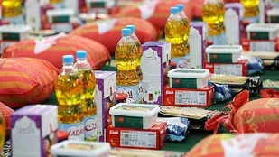 توزیع بسته&zwnj;های معیشتی در مراغه