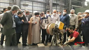 بازدید رئیس&zwnj;کل دادگستری استان مرکزی از شرکت آذرآب