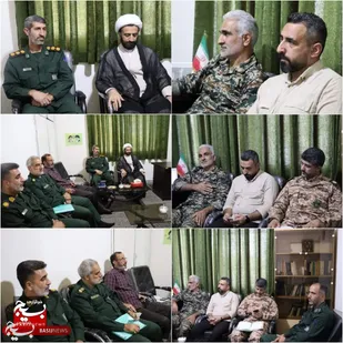 نشست هم اندیشی در دفتر امام جمعه بخش سلمانشهر