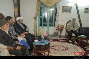 دیدار بسیجیان پایگاه بیت&zwnj;المقدس نهاوند با خانواده شهدا