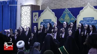 اجتماع دختران زینبی در امامزادگان شهرکرد