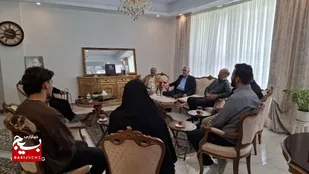 دیدار جانشین سازمان بسیج سازندگی کشور، با خانواده شهدای جهادگر جنگ ۱۲ روزه استان البرز