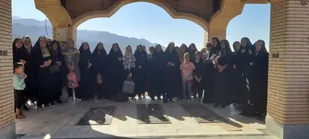 پیاده روی دانش آموزان دختر دشتخاک زرند برگزارگردید