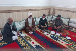 دیدار با رزمنده وایثارگر دفاع مقدس در خاش