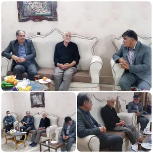 دیدار معاون راه و شهرسازی جنوب شرق استان تهران با " حسین تاجیک" رزمنده دفاع مقدس پیشوا