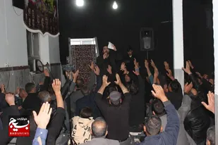 مراسم عزاداری ایام فاطمیه و گرامیداشت شهدای اقتدار در روستای چالو برگزار شد