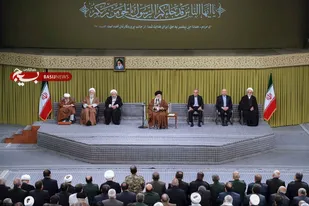 دیدار مسئولان نظام و سفرای کشورهای اسلامی با رهبر انقلاب