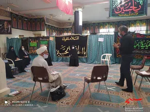 جلسه  قرارگاه  خدمات اجتماعی به همت معاونت اجتماعی  ناحیه امام حسین (ع)