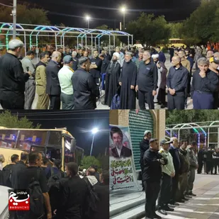 اعزام زائران گتوندی برای وداع با پیکر رهبر شهید