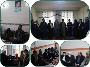 دیدار مسئولین بهارستان  با ۱۴۰ خانواده شهید شهرستان