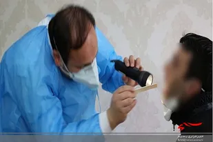 غربال&zwnj;گری کرونا و ویزیت زندانیان اهر توسط گروه جهادی بسیج پزشکی