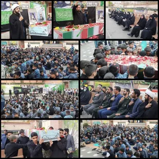 دانش آموزان مدرسه علامه طباطبایی پیشوا میزبان شهید گمنام