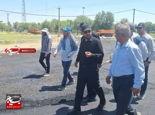آغاز عملیات آسفالت پل دهستان عنافچه شهرستان باوی استان خوزستان