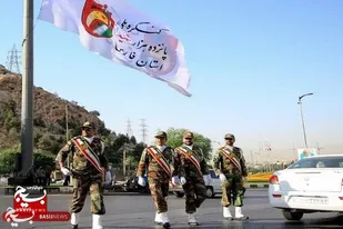 اهتزاز پرچم کنگره سرداران، امیران و ۱۵ هزار شهید استان فارس در شیراز