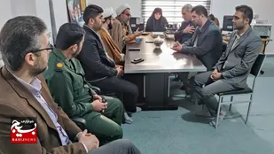 دیدار با فرمانده حوزه خواهران حضرت رقیه(س) شهرستان چالوس