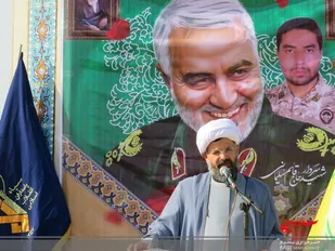 بزرگداشت سالروز شهادت سردار سلیمانی در دلوار برگزار شد