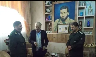پدر شهید جعفر خانلری در تربت جام آسمانی شد