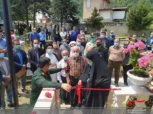 افتتاح یادمان شهدا در چالوس+ تصاویر
