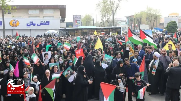 راهپیمایی روز قدس در رشت
