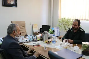 دیدار نماینده مردم شهرستان ری در مجلس با فرمانده سپاه حضرت عبدالعظیم(ع)
