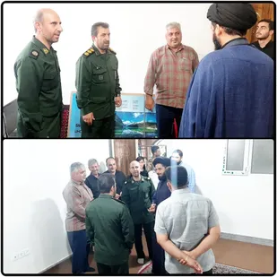 بازدید و سرکشی فرمانده سپاه پیشوا از ساختمان پایگاه شهیدحصاری