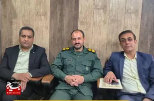 دیدار جانشین بسیج جامعه کشاورزی استان کرمان با فرماندار فاریاب