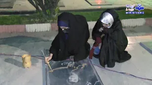 بهسازی و رنگ آمیزی مزار ۷۵۰ شهید در مراغه