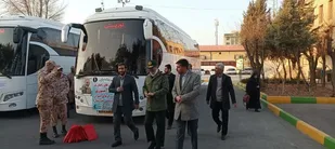 اعزام اولین  کاروان راهیان نور دانش آموزی ۱۴۰۱ به مناطق عملیاتی خوزستان