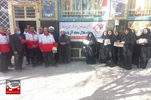 طرح نذر ظهور به همت جهادگران بسیجی اجرا شد