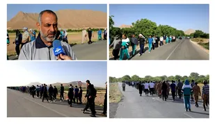 پیاده روی بمناسبت گرامیداشت شهدای عملیات بیت المقدس
