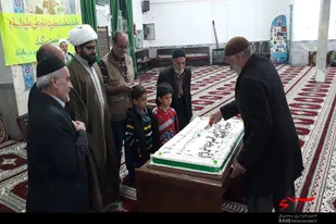 جشن میلاد امام علی (ع) و روز پدر در روستای نظام&zwnj;آباد رزن