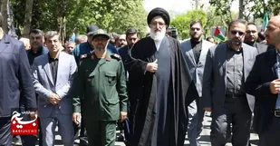 حضور سردار حیدرنیا در راهپیمایی روز جهانی قدس