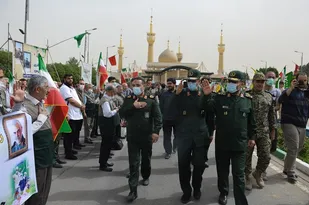 رزمایش جهادگران فاطمی در  حرم مطهر امام خمینی (ره)