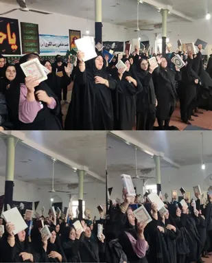 اقدامات بسیج جامعه زنان سپاه ناحیه مهران در ایام عزاداری سرور و سالار شهیدان