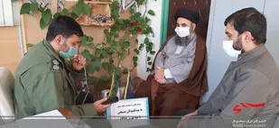 پیام تبریک تلفنی هیات رئیسه ناحیه مقاومت بسیج تفرش به مناسبت هفته بسیج به پیشکسوتان بسیجی شهرستان تفرش