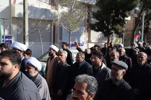 خروش مردم ولایتمدار و داغدار دامغان علیه آمریکا و اسرائیل خونخوار