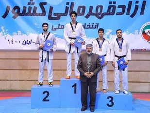 كسب مدال برنز توسط ورزشكار بسيجي زنجاني