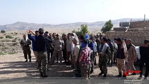 بازدید و پایش منطقه حفاظت شده خائیز توسط فرمانده تیپ 48 فتح