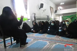 برگزاری کلاس سواد رسانه ای بسیجیان روستای کرمی در هامون